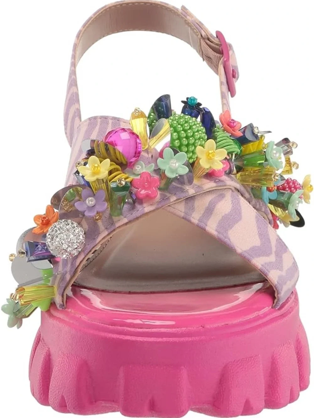 Betsey Johnson Women's Frankee Heeled Sandal. Size 6 1/2 - Picture 2 of 5